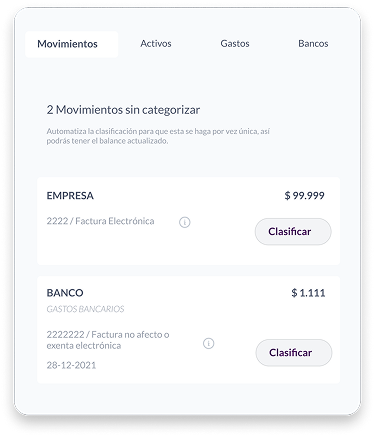 Movimientos Contables